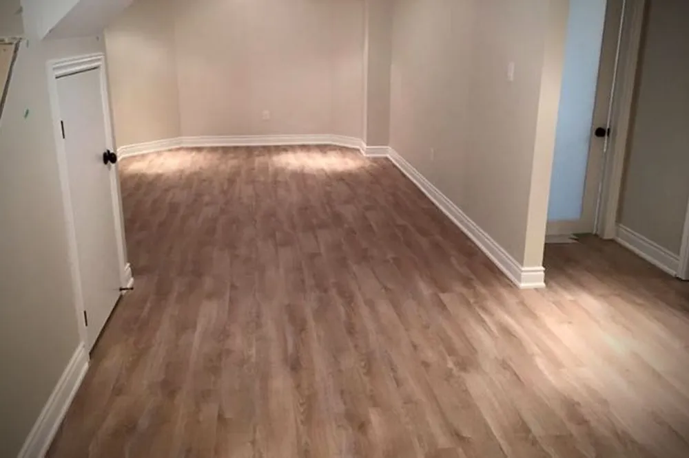 basement - laminate flooring – karpet king design center basement - laminate flooring