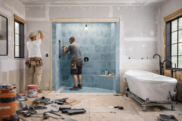 slip-resistant bathroom flooring options