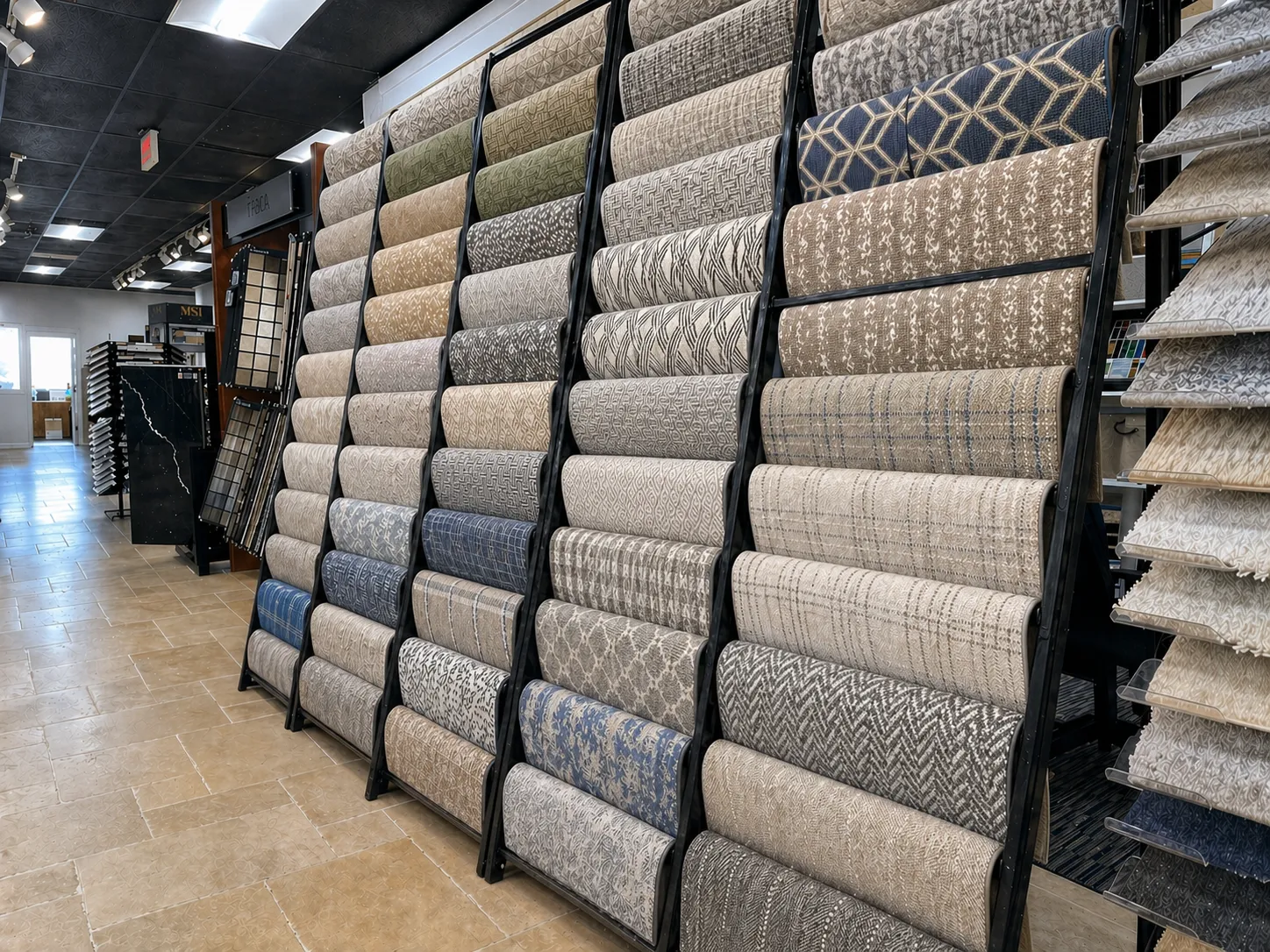 karpet king design center - luxury custom stair runners